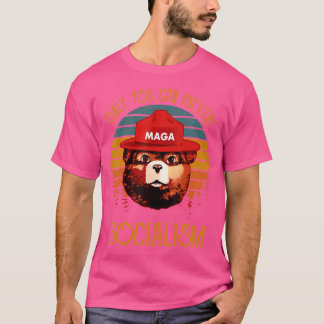 T-shirt Seul On Peut Empêcher Le Socialisme. Camping Bear.