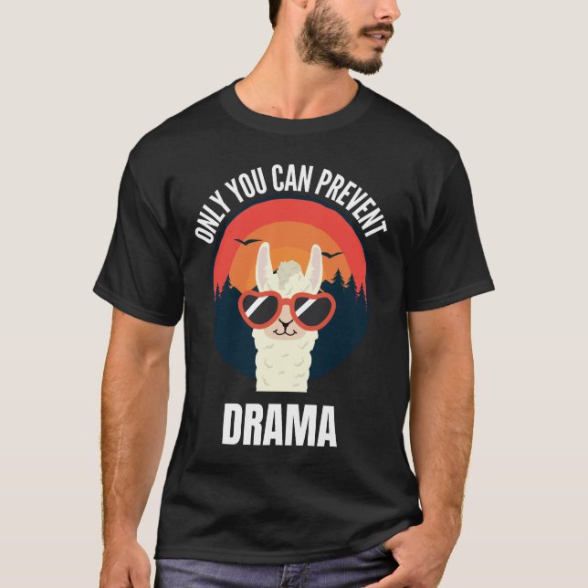 T-shirt Seule la prévention du drame (Devant)