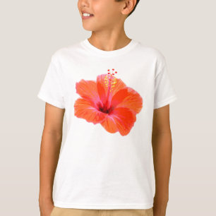 T-shirt Seule une fleur d'Hibiscus + votre texte et vos id