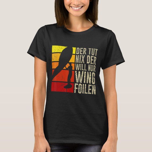 T-shirt Seule Wire Wing Foilen Wing Surf Wing Foil (Devant)