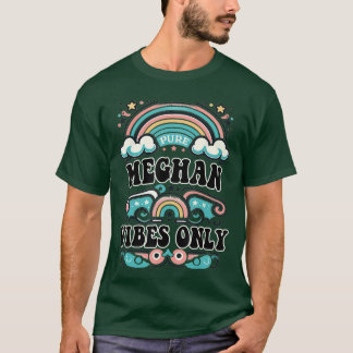 T-shirt Seulement des vibes de Meghan Jolies Filles Rétro