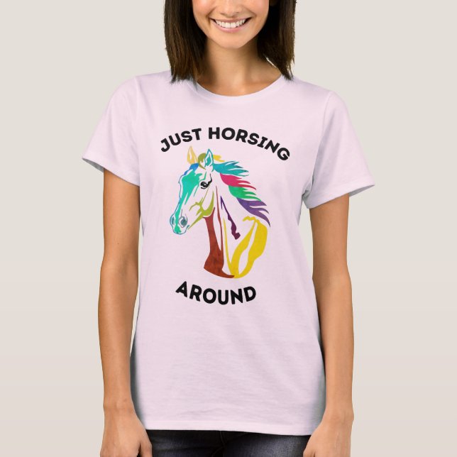T-shirt Seulement en plaisantant (Devant)