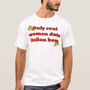 T-shirt Seulement garçons d'Italien de date de vraies