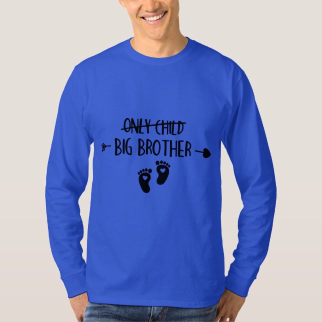 T-shirt Seulement les enfants traversent maintenant Big Br (Devant)