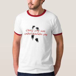 T-shirt Seulement mon chat me comprend