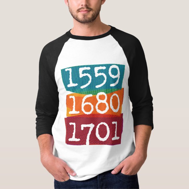 T-shirt Seulement nombres (Devant)