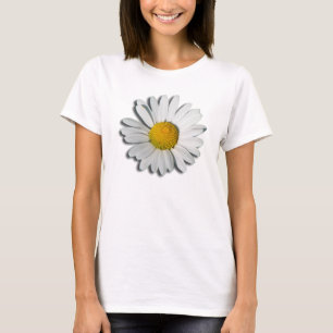 T-shirt Seulement une fleur de marguerite des prés + votr