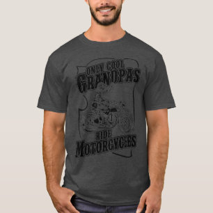 T-shirt Seules les Grandpas Cool font le moto Best Motorcy
