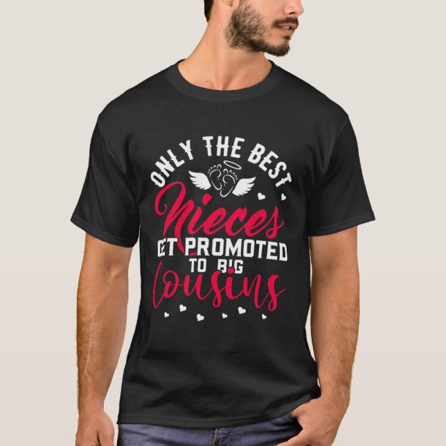 T-shirt Seules Les Meilleures Nièces Sont Promues À Big Co (Devant)