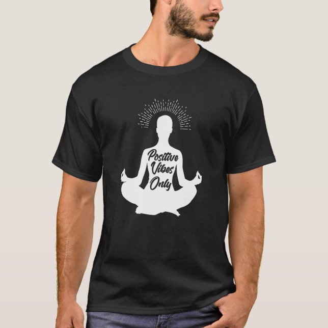 T-shirt Seules les ondes positives (Devant)