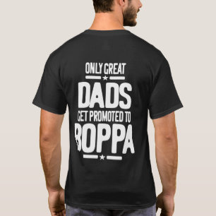 T-shirt Seuls Les Grands Dads Sont Promus À Boppa