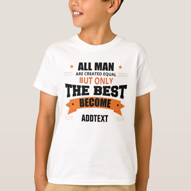 T-shirt Seuls les meilleurs deviennent... (Devant)