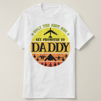T-shirt Seuls Les Meilleurs Hommes Sont Promus À Air Force