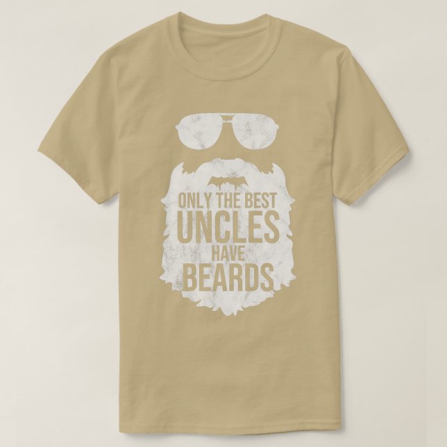 T-shirt Seuls les meilleurs oncles ont la barbe Cadeaux d' (Design devant)