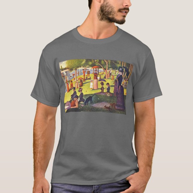 T-shirt Seurat peignant dimanche après-midi (Devant)