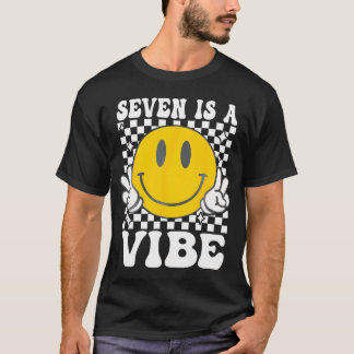 T-shirt Seven Est Une Vibe 7E Anniversaire Garçons Super F