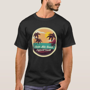 T-shirt Seven Mile Beach Souvenir Caymand Islands Reminde