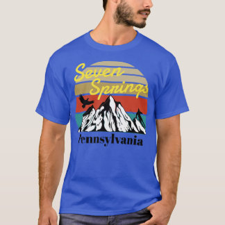 T-shirt Seven Springs ski Pennsylvanie 1