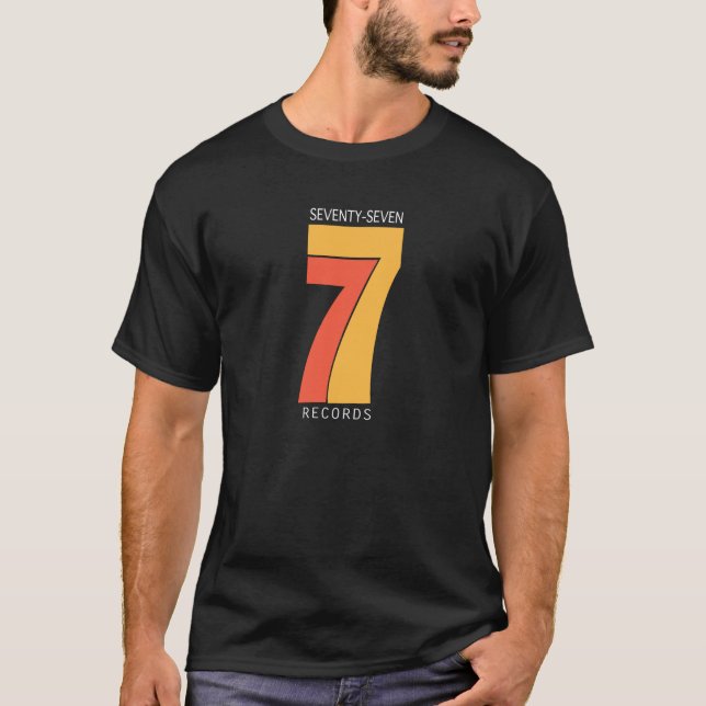 T-shirt Seventy-Seven Records (Devant)
