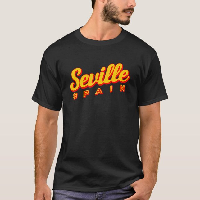 T-shirt Séville Espagne (Devant)