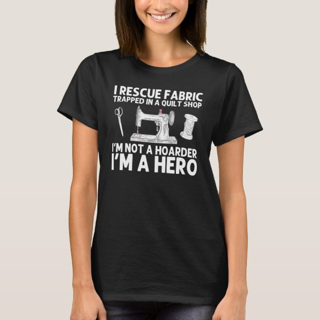 T-shirt Sewing For Men Women Quilter Seamstress Quilting S (Devant)