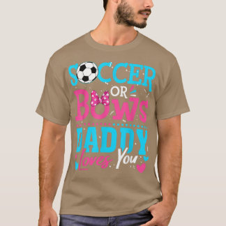 T-shirt Sexe Révéler Le Football Ou Les Vaches Papa Vous A