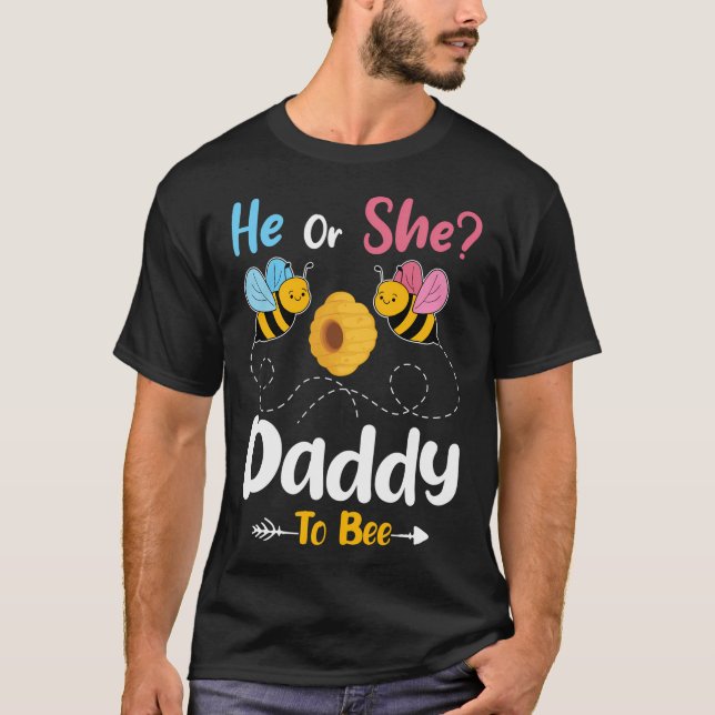 T-shirt Sexe Révéler Que Lui Ou Elle Papa À Être Bébé Anno (Devant)