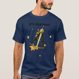 T-shirt Sextant utilisé pour la navigation Old School
