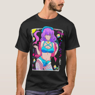 T-shirt Sexy Anime Girl Anime Femme Dans Sexy Lingerie Ani