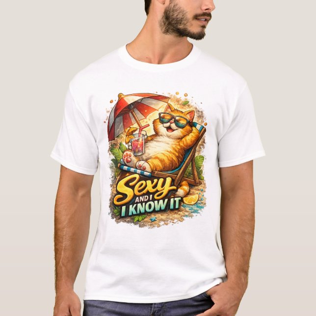 T-shirt Sexy Et Je Le Sais (Devant)