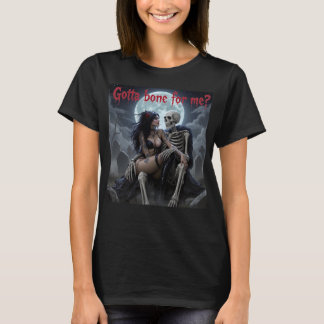 T-Shirt sexy Halloween - "As-tu un os pour moi ?"