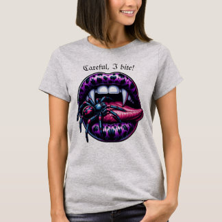 T-shirt Sexy Vampire Bouche Arrière
