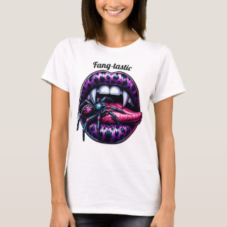 T-shirt Sexy Vampire Bouche arrière ailes