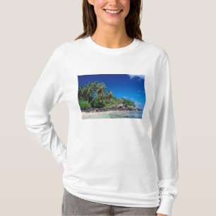 T-shirt Seychelles, île de Mahe, plage d'Anse Royale. 2