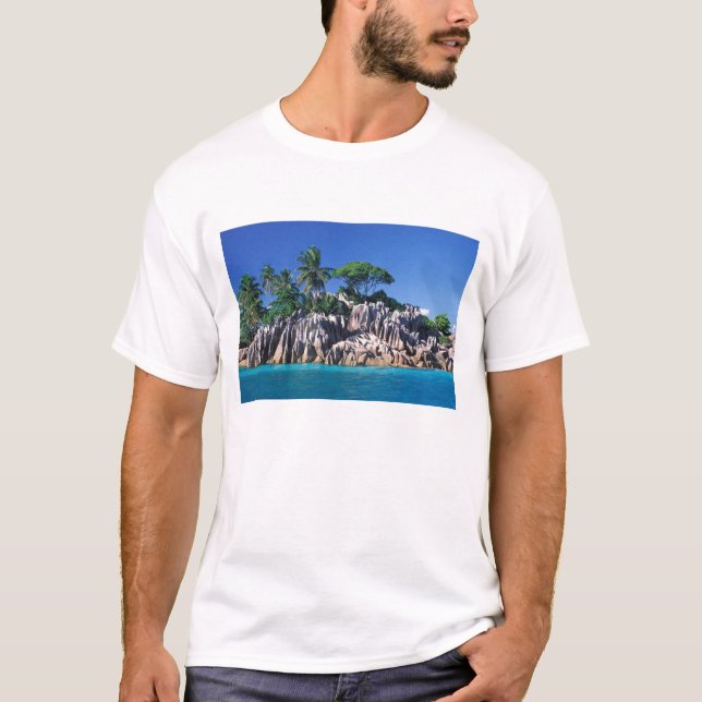 T-shirt Seychelles. Îlot St. Pierre (près de Praslin) (Devant)