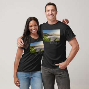T-shirt Seychelles La Digue Sunset Beach Souvenir de vacan