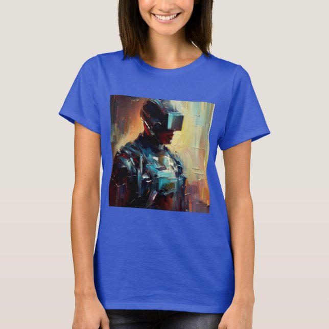 T-shirt SF - Cyberpunk Hero 3 (Devant)