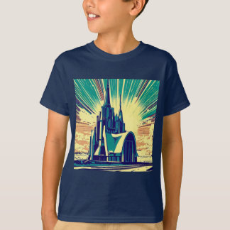 T-shirt SF Église futuriste 3