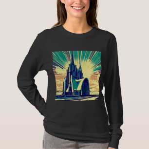 T-shirt SF Église futuriste 3