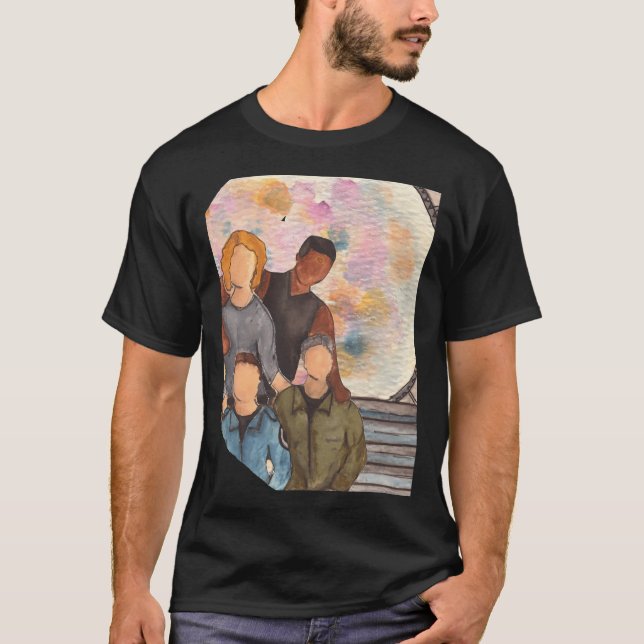 T-shirt SG1 & la 'porte (Devant)