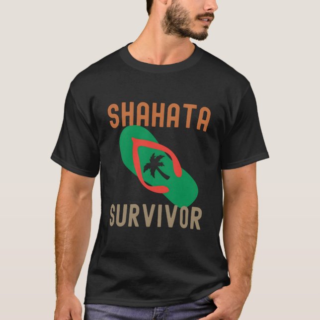 T-shirt Shaa Survivor Tropical Hawaiian (Devant)