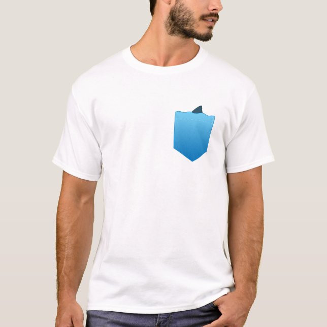 T-shirt Shaaark dans ma poche (Devant)
