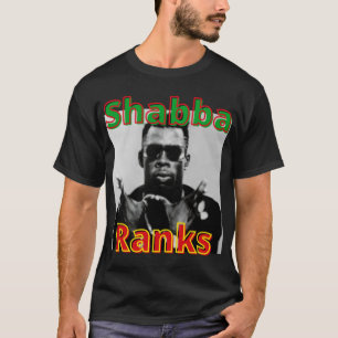 T-shirt Shabba Classement Art Vintage Jamaïque Meilleur Ve