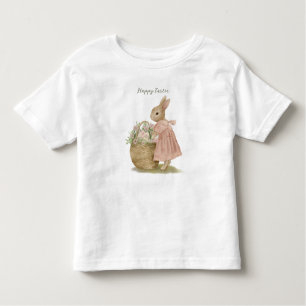T-shirt Shabby Chic Easter Rabbit Toddler