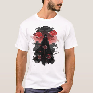 T-shirt Shadow Reaper in the Rain - Red Cloud Aesthetic T-