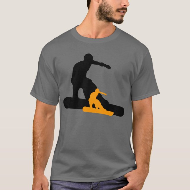 T-shirt shadowboarder : orange : (Devant)