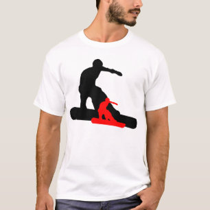 T-shirt shadowboarder : rouge :