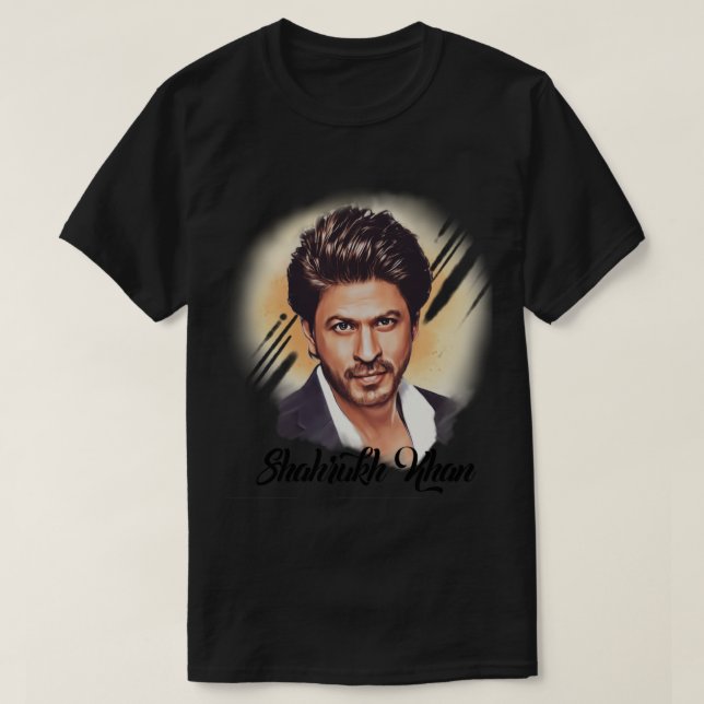 T-shirt Shahrukh Khan Portrait (Design devant)
