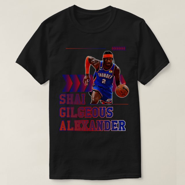 T-shirt Shai Gilgeous Alexander Basketball (Design devant)