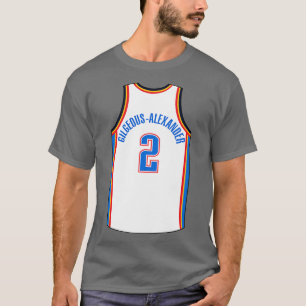 T-shirt Shai Gilgeous Alexander Oklahoma City Jersey Qiang